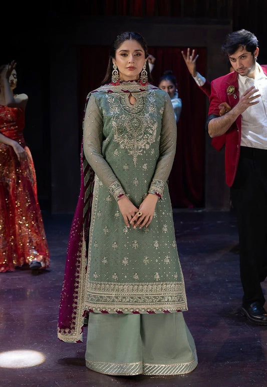 Asim.Jofa Chiffon Embroidered Unstitched Collection