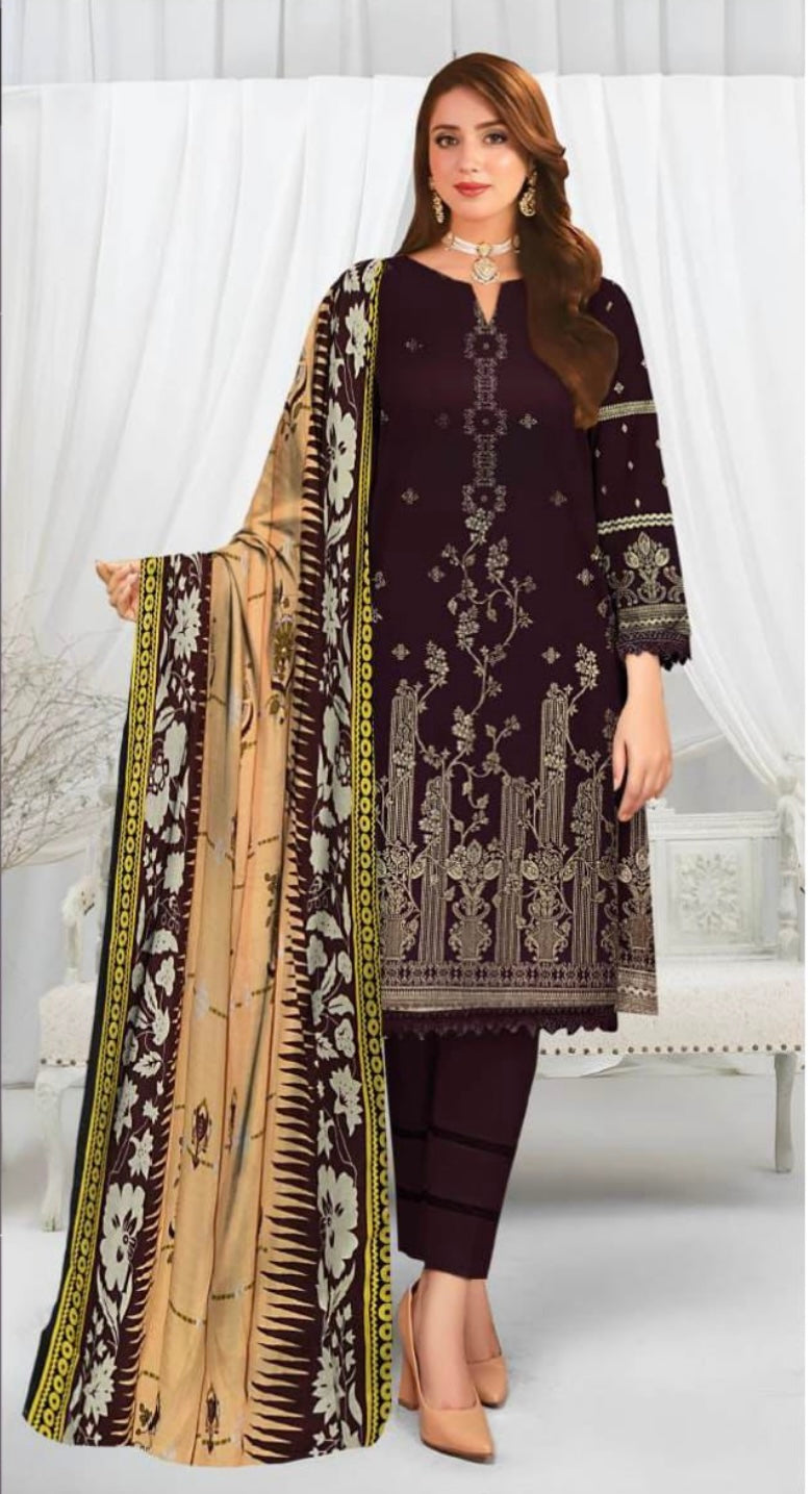 Limelight Unstitched Viscose 3-Piece Suit