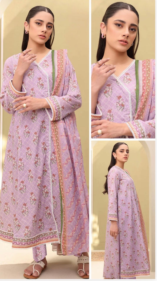 ZELLBURY: digital printed 3 piece suit