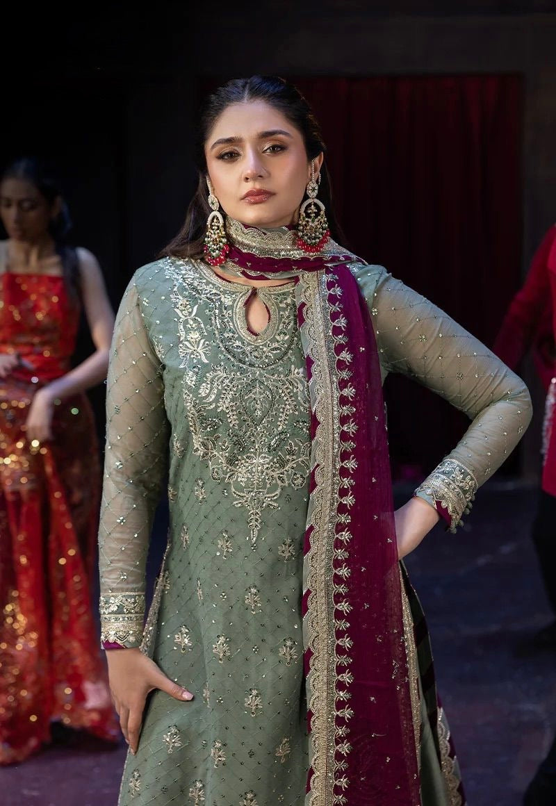 Asim.Jofa Chiffon Embroidered Unstitched Collection