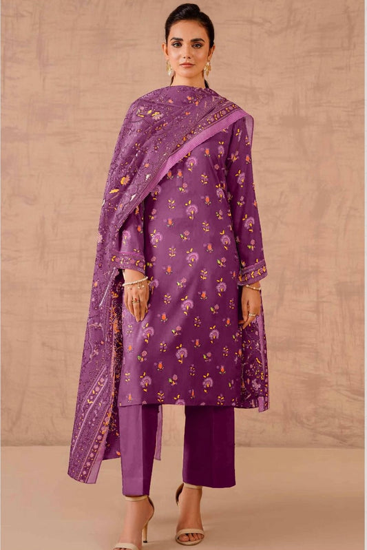 Nishat Unstitched 3-Piece Khaddar Suit
