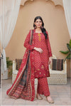 Taana Baana Unstitched Embroidered Khaddar 3-Piece Suit