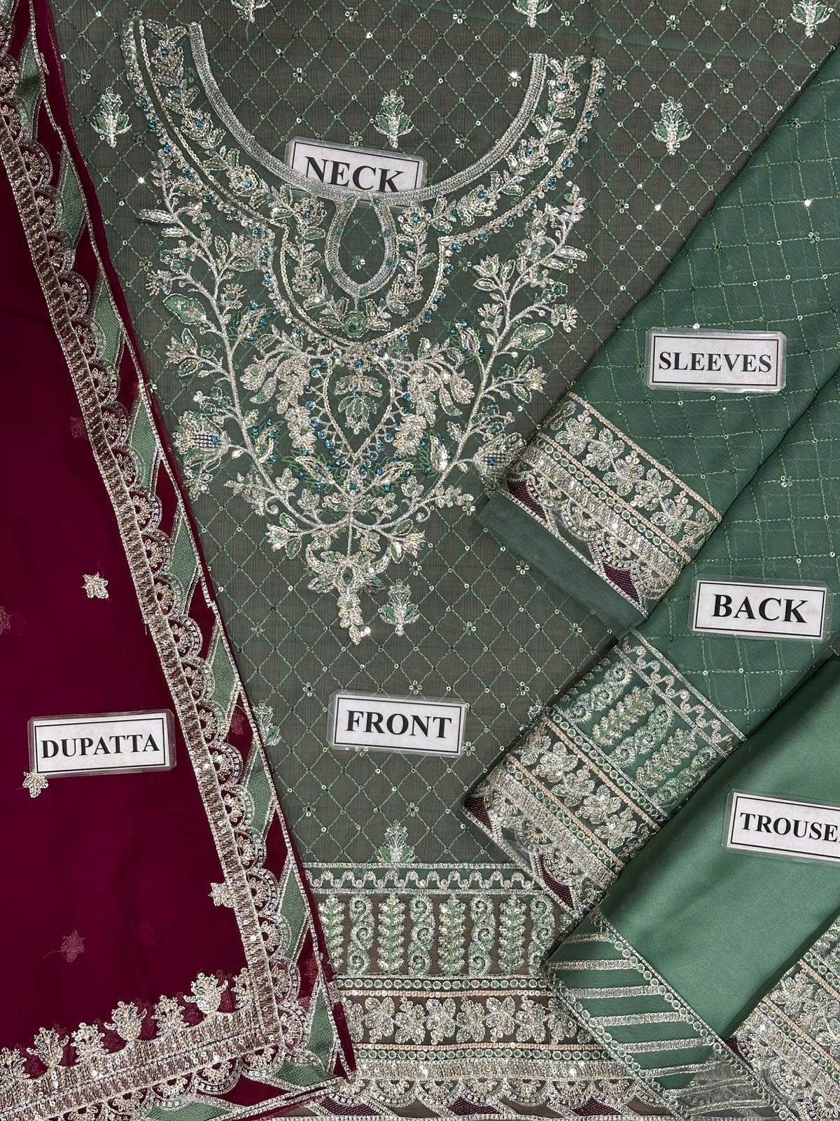 Asim.Jofa Chiffon Embroidered Unstitched Collection