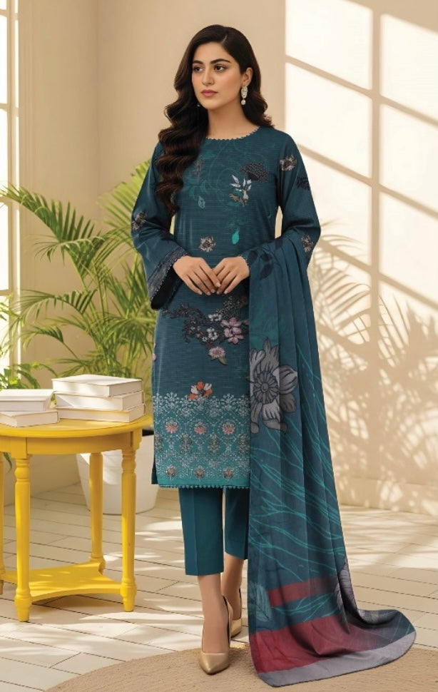 Bareeze 3-Piece Embroidered Winter Collection