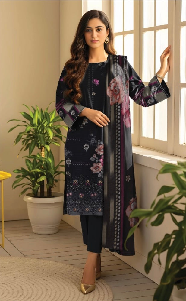Bareeze 3-Piece Embroidered Winter Collection
