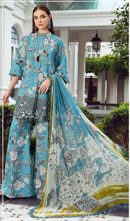 Maria.B Prints 3-Piece Printed Viscose