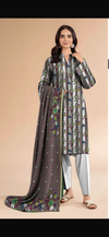 Gul Ahmed Winter 3-Piece Printed Linen