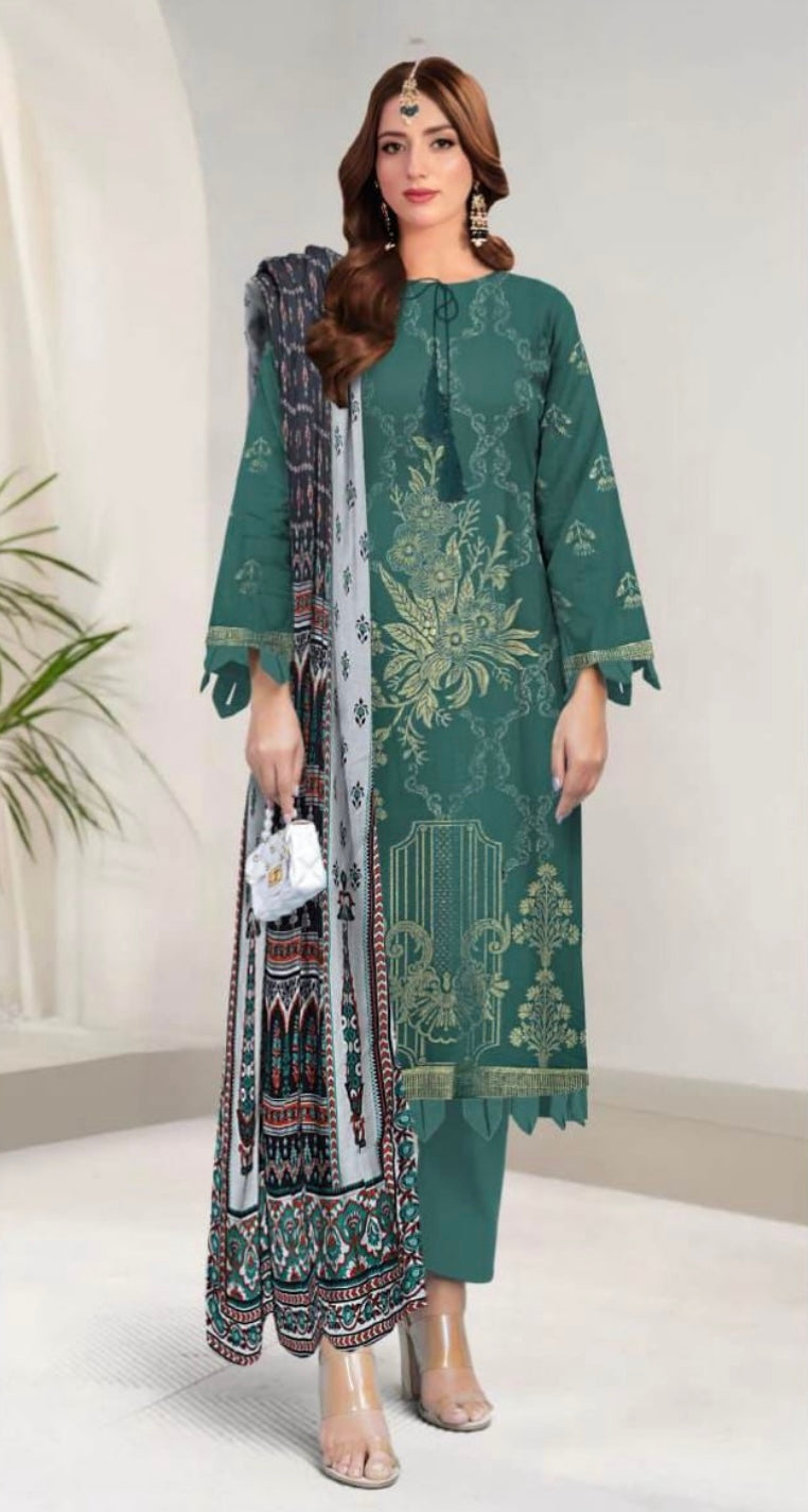 Limelight Unstitched Viscose 3-Piece Suit